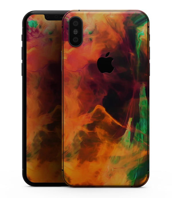 Blurred Abstract Flow V41 - iPhone XS MAX, XS/X, 8/8+, 7/7+, 5/5S/SE Skin-Kit (All iPhones Available)