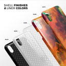Blurred Abstract Flow V41 - iPhone X Swappable Hybrid Case