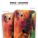 Blurred Abstract Flow V41  - Protective Skin Wrap & Decal – Compatible with iPhone SE to iPhone 17 Pro Max (All Models)