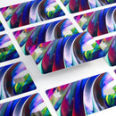 Blurred Abstract Flow V42 - Premium Protective Decal Skin-Kit for the Apple Credit Card