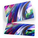 Blurred Abstract Flow V42 - Premium Protective Decal Skin-Kit for the Apple Credit Card