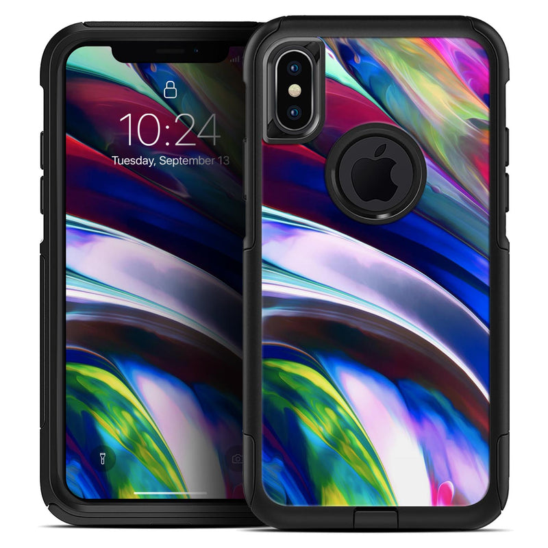 Blurred Abstract Flow V42 - Skin Kit for the iPhone OtterBox Cases