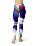Blurred Abstract Flow V42 - All Over Print Womens Leggings / Yoga or Workout Pants