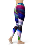 Blurred Abstract Flow V42 - All Over Print Womens Leggings / Yoga or Workout Pants