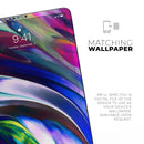 Blurred Abstract Flow V42 - Full Body Skin Decal for the Apple iPad Pro 12.9", 11", 10.5", 9.7", Air or Mini (All Models Available)