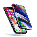 Blurred Abstract Flow V42 - iPhone X Swappable Hybrid Case