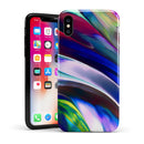 Blurred Abstract Flow V42 - iPhone X Swappable Hybrid Case