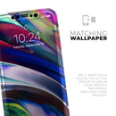 Blurred Abstract Flow V42  - Protective Skin Wrap & Decal – Compatible with iPhone SE to iPhone 17 Pro Max (All Models)