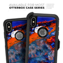 Blurred Abstract Flow V43 - Skin Kit for the iPhone OtterBox Cases