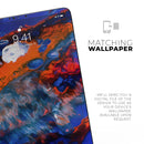 Blurred Abstract Flow V43 - Full Body Skin Decal for the Apple iPad Pro 12.9", 11", 10.5", 9.7", Air or Mini (All Models Available)