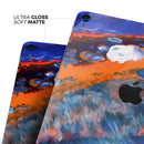 Blurred Abstract Flow V43 - Full Body Skin Decal for the Apple iPad Pro 12.9", 11", 10.5", 9.7", Air or Mini (All Models Available)