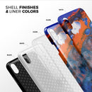 Blurred Abstract Flow V43 - iPhone X Swappable Hybrid Case