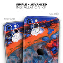 Blurred Abstract Flow V43  - Protective Skin Wrap & Decal – Compatible with iPhone SE to iPhone 17 Pro Max (All Models)