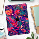 Blurred Abstract Flow V44 - Full Body Skin Decal for the Apple iPad Pro 12.9", 11", 10.5", 9.7", Air or Mini (All Models Available)
