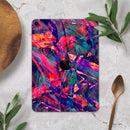 Blurred Abstract Flow V44 - Full Body Skin Decal for the Apple iPad Pro 12.9", 11", 10.5", 9.7", Air or Mini (All Models Available)