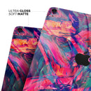 Blurred Abstract Flow V44 - Full Body Skin Decal for the Apple iPad Pro 12.9", 11", 10.5", 9.7", Air or Mini (All Models Available)