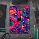 Blurred Abstract Flow V44 - Full Body Skin Decal for the Apple iPad Pro 12.9", 11", 10.5", 9.7", Air or Mini (All Models Available)