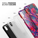 Blurred Abstract Flow V44 - iPhone X Swappable Hybrid Case