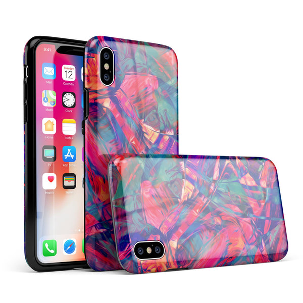 Blurred Abstract Flow V44 - iPhone X Swappable Hybrid Case