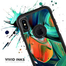 Blurred Abstract Flow V47 - Skin Kit for the iPhone OtterBox Cases
