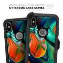 Blurred Abstract Flow V47 - Skin Kit for the iPhone OtterBox Cases