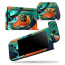 Blurred Abstract Flow V47 - Vinyl Skin Wrap for Nintendo Switch 2, OLED, Lite, Pro Controller, Wii & Classic Handhelds