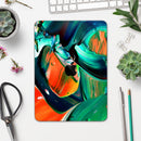 Blurred Abstract Flow V47 - Full Body Skin Decal for the Apple iPad Pro 12.9", 11", 10.5", 9.7", Air or Mini (All Models Available)