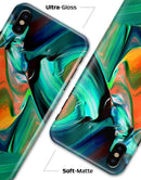 Blurred Abstract Flow V47 - iPhone X Clipit Case