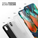 Blurred Abstract Flow V47 - iPhone X Swappable Hybrid Case