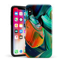 Blurred Abstract Flow V47 - iPhone X Swappable Hybrid Case