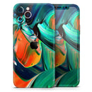 Blurred Abstract Flow V47  - Protective Skin Wrap & Decal – Compatible with iPhone SE to iPhone 17 Pro Max (All Models)