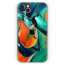 Blurred Abstract Flow V47  - Protective Skin Wrap & Decal – Compatible with iPhone SE to iPhone 17 Pro Max (All Models)