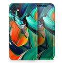 Blurred Abstract Flow V47  - Protective Skin Wrap & Decal – Compatible with iPhone SE to iPhone 17 Pro Max (All Models)