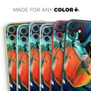 Blurred Abstract Flow V47  - Protective Skin Wrap & Decal – Compatible with iPhone SE to iPhone 17 Pro Max (All Models)