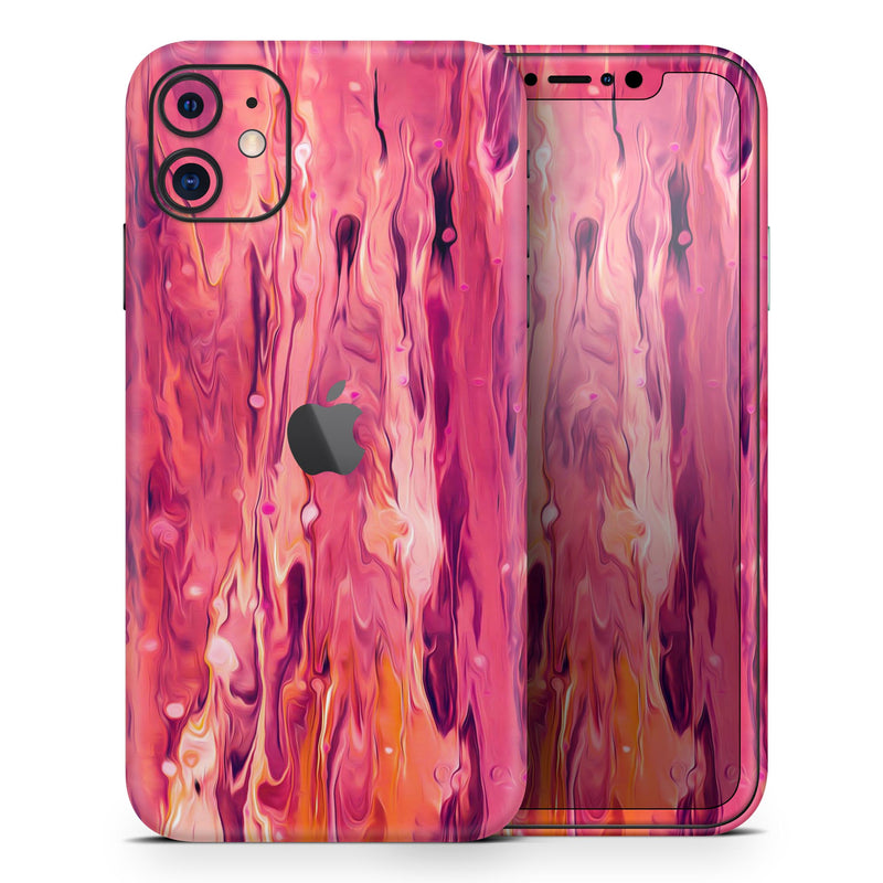 Blurred Abstract Flow V48 - Skin-Kit compatible with the Apple iPhone 13, 13 Pro Max, 13 Mini, 13 Pro, iPhone 12, iPhone 11 (All iPhones Available)