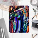 Blurred Abstract Flow V49 - Full Body Skin Decal for the Apple iPad Pro 12.9", 11", 10.5", 9.7", Air or Mini (All Models Available)