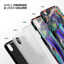 Blurred Abstract Flow V49 - iPhone X Swappable Hybrid Case