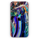 Blurred Abstract Flow V49 - Vinyl Skin Wrap for iPhone 17 Pro Max, 17 Pro, 17 Air, 17, 16 & All Models — Soft Matte or Ultra Gloss