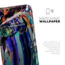 Blurred Abstract Flow V49 - Vinyl Skin Wrap for iPhone 17 Pro Max, 17 Pro, 17 Air, 17, 16 & All Models — Soft Matte or Ultra Gloss