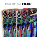 Blurred Abstract Flow V49 - Vinyl Skin Wrap for iPhone 17 Pro Max, 17 Pro, 17 Air, 17, 16 & All Models — Soft Matte or Ultra Gloss