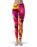 Blurred Abstract Flow V4 - All Over Print Womens Leggings / Yoga or Workout Pants