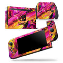 Blurred Abstract Flow V4 - Skin Wrap Decal for Nintendo Switch Lite Console & Dock - 3DS XL - 2DS - Pro - DSi - Wii - Joy-Con Gaming Controller