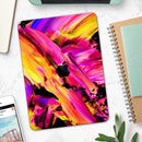 Blurred Abstract Flow V4 - Full Body Skin Decal for the Apple iPad Pro 12.9", 11", 10.5", 9.7", Air or Mini (All Models Available)