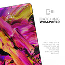 Blurred Abstract Flow V4 - Full Body Skin Decal for the Apple iPad Pro 12.9", 11", 10.5", 9.7", Air or Mini (All Models Available)