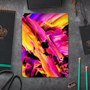 Blurred Abstract Flow V4 - Full Body Skin Decal for the Apple iPad Pro 12.9", 11", 10.5", 9.7", Air or Mini (All Models Available)