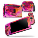 Blurred Abstract Flow V50 - Skin Wrap Decal for Nintendo Switch Lite Console & Dock - 3DS XL - 2DS - Pro - DSi - Wii - Joy-Con Gaming Controller