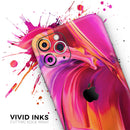 Blurred Abstract Flow V50  - Protective Skin Wrap & Decal – Compatible with iPhone SE to iPhone 17 Pro Max (All Models)