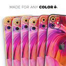 Blurred Abstract Flow V50  - Protective Skin Wrap & Decal – Compatible with iPhone SE to iPhone 17 Pro Max (All Models)