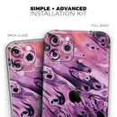 Blurred Abstract Flow V51 - Vinyl Skin Wrap for iPhone 17 Pro Max, 17 Pro, 17 Air, 17, 16 & All Models — Soft Matte or Ultra Gloss