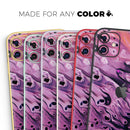 Blurred Abstract Flow V51 - Vinyl Skin Wrap for iPhone 17 Pro Max, 17 Pro, 17 Air, 17, 16 & All Models — Soft Matte or Ultra Gloss